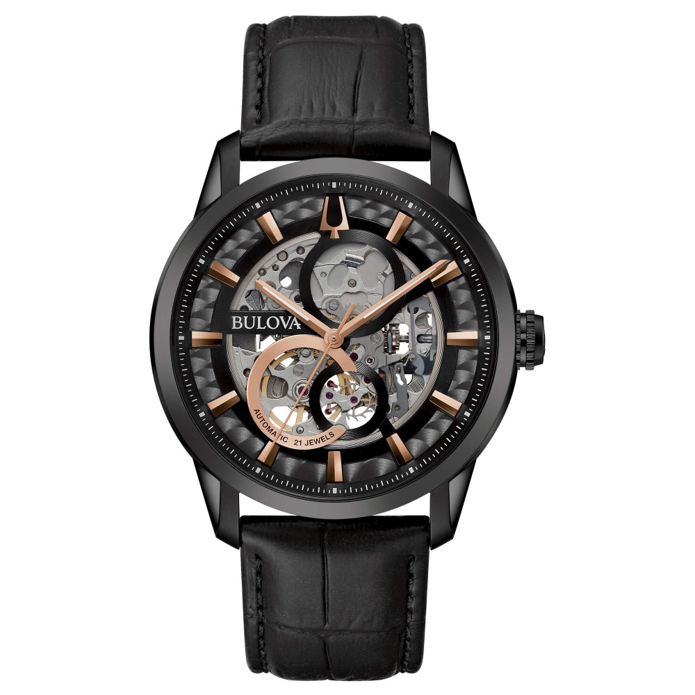 Orologio Bulova Uomo  Meccanico Skeleton - CODICE: 97A283