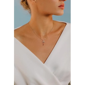 Collana Comete Donna con Croce Codice GLB 1558