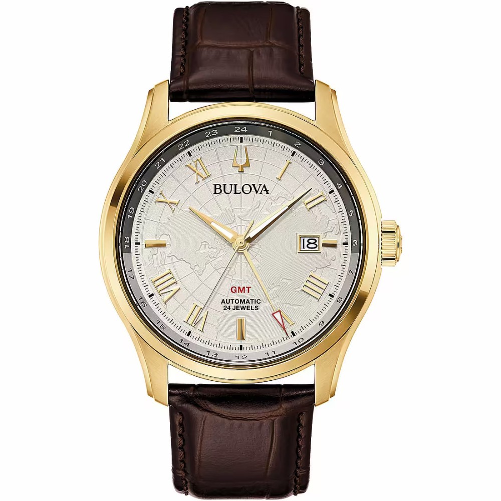 Orologio Bulova Uomo Wilton Gmt Automatic 97B210