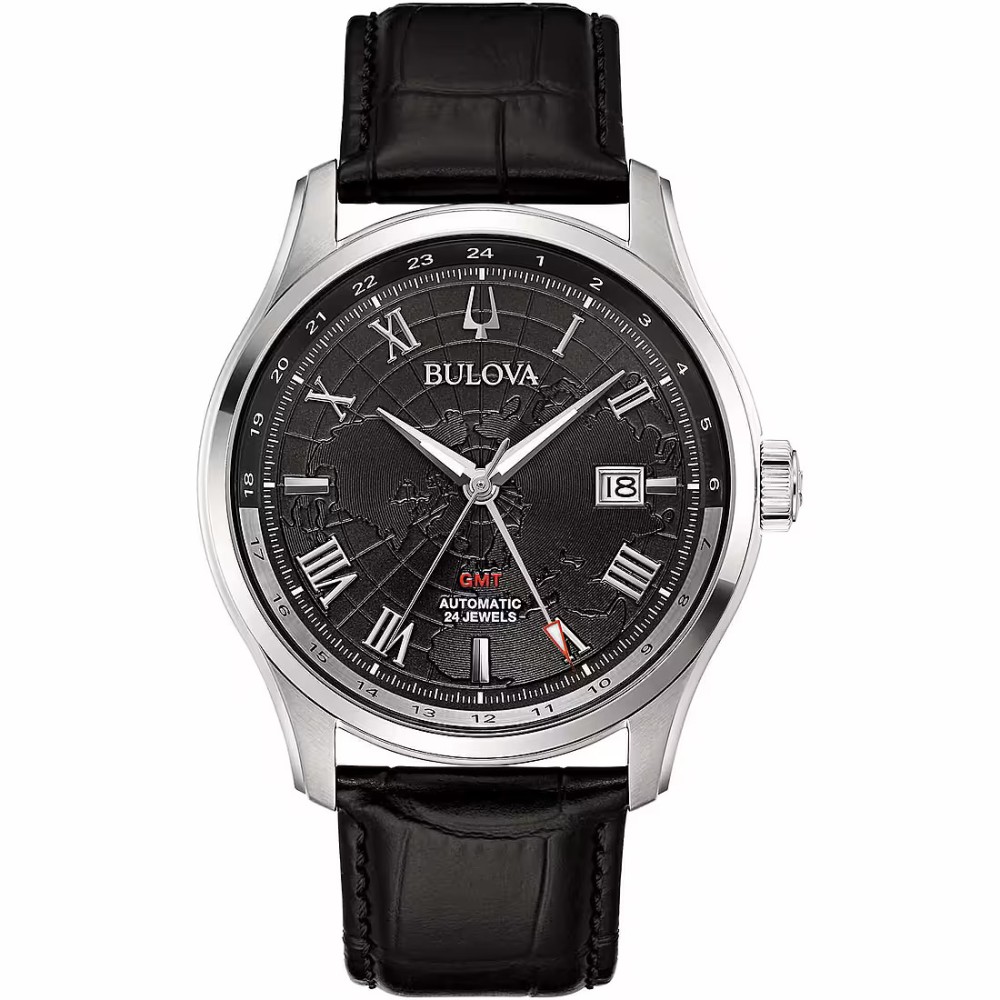 Orologio Bulova Uomo Wilton Gmt Automatic 96B387